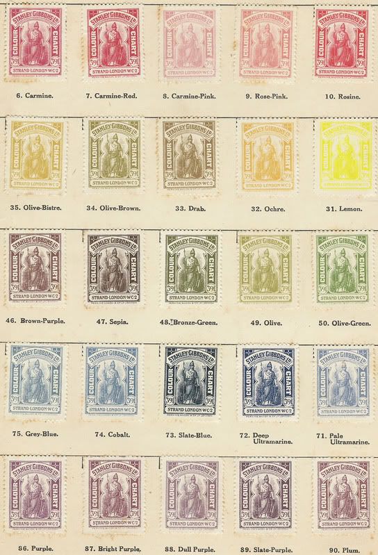 Postage Stamp Color Chart vrogue.co